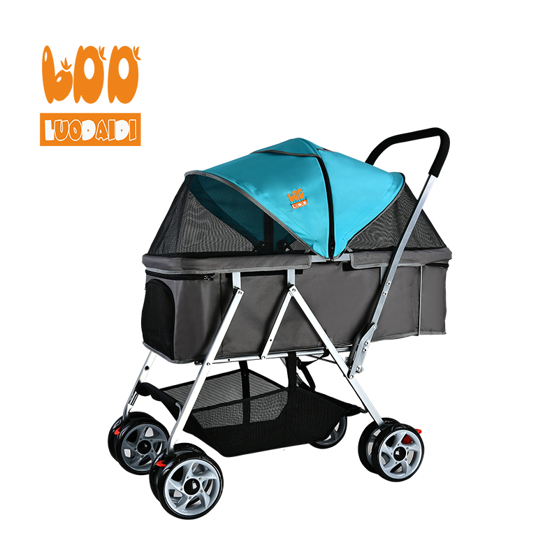 Best selling dog stroller beautiful pet trolley