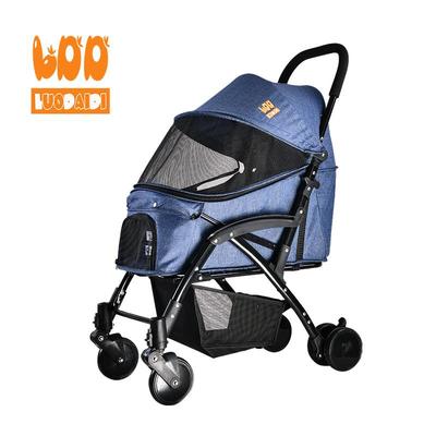 Folding dog strollers medium dog pram